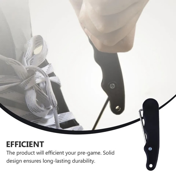 Lace Ice Skate Tightener Puller Hockey Tool Shoe Skating Key Shoes Skates Fold - Picture 5 of 6